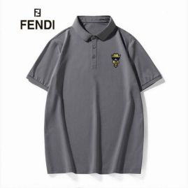 Picture of Fendi Polo Shirt Short _SKUFendiPoloShortm-3xl25t0220144